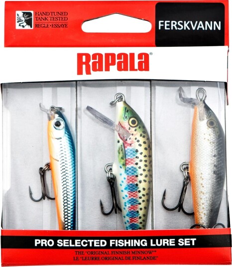 Rapala Ferskvannssett Rapala 3stk RT/SB/SF 7cm Rapala Ferskvannssett Rapala 3stk RT/SB/SF 7cm