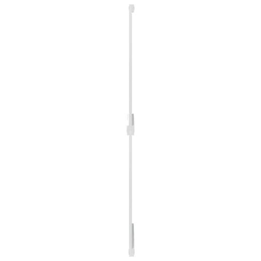vidaXL Dør Corona Hvit 90 x 210 cm Konstruert tre vidaXL Dør Corona Hvit 90 x 210 cm Konstruert tre