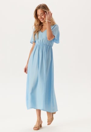 VERO MODA Vmflora Olga Ss 7/8 DRESS DRES Airy Blue M VERO MODA Vmflora Olga Ss 7/8 DRESS DRES Airy Blue M