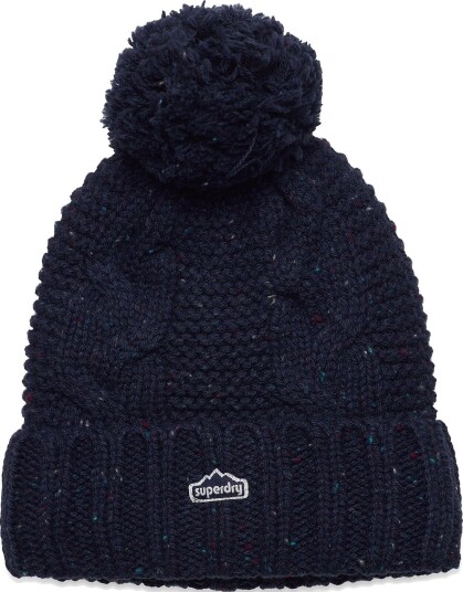 Superdry Vintage Cable Beanie DEEP NAVY TWEED One Size Superdry Vintage Cable Beanie DEEP NAVY TWEED One Size