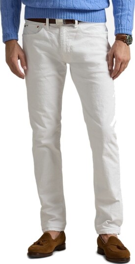 Ralph Lauren Ssullivan full length slim 36/32 hvit herre