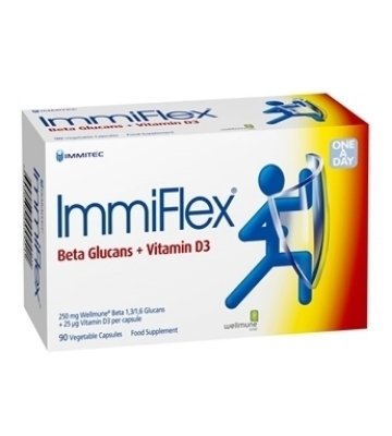 ImmiFlex Betaglukan og Vitamin D3 90 Vegkapsler