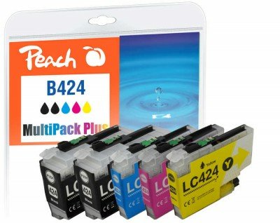 Peach Pi500-390 Standard Utskriftsproduksjon Sort Cyan Fiolblå Gult 18 Ml 10 Ml 5 Stykker Multipakke