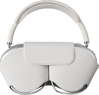AirPods Max etui med hvilemodus Hodetelefondeksel i PU lær Hvit