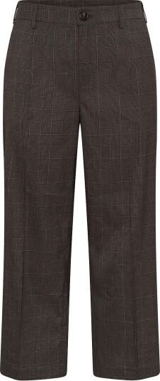Kaffe Curve Kclenoma Pants DARK GREY CHECK 54 Kaffe Curve Kclenoma Pants DARK GREY CHECK 54