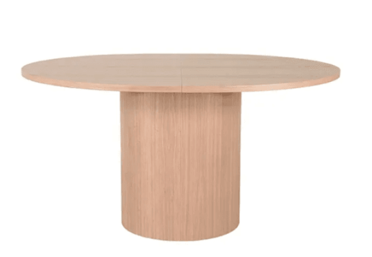 Trend Collection Olivia Spisebord Sort Oval – 150 (+50) x 130 x 78 cm