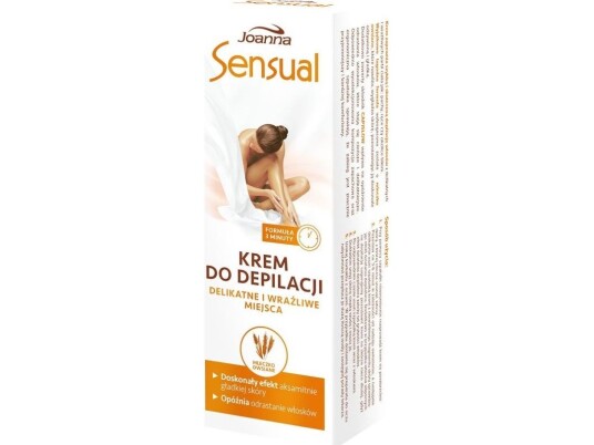 Joanna_Sensual Depilatory Cream For Sensitive Areas Oat Milk 100G