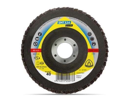 Klingspor Lamellskive SMT314 Extra Korn 80 125mm