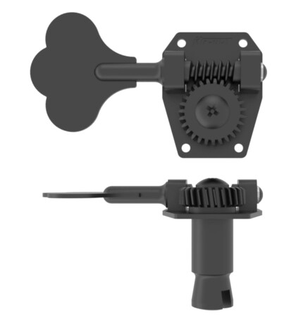Hipshot Hb1 - Bass Tuning Machine For G&l; And Musicman, Treble Side, Svart