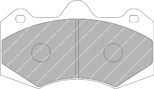 Bremseklosser FERODO RACING FRP3084Z