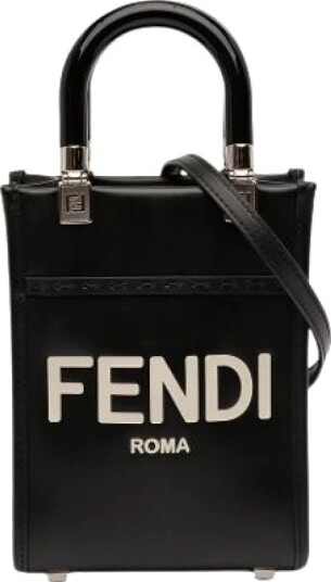 Fendi Vintage Dame Pre owned Svart ONE SIZE, Fendi Vintage Dame Pre owned Svart ONE SIZE,