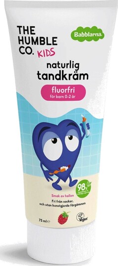 Babblarna Fluorfri tannpasta fra The Humble Co. Gjør tannpuss morsomt for de minste (02 år) - 75 ml Babblarna Fluorfri tannpasta fra The Humble Co. Gjør tannpuss morsomt for de minste (02 år) - 75 ml