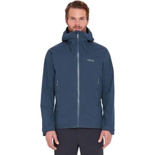 Rab Downpour Light Jacket Tempest Blue Tempest Blue S