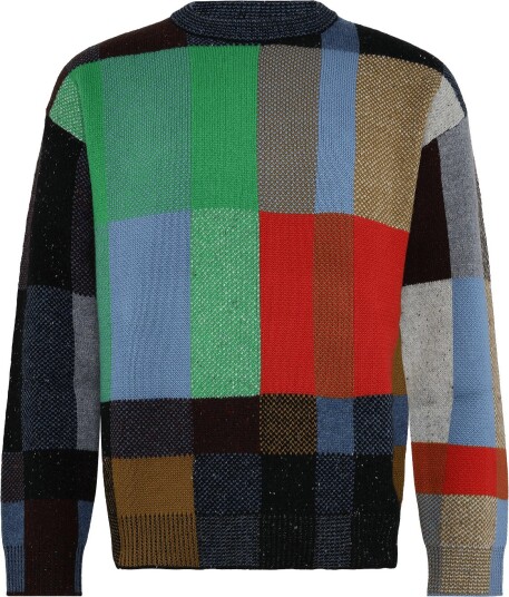 PS Paul Smith Mens Sweater Crew Neck Multi/patterned XXL