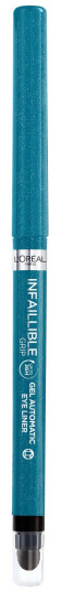 L'Oreal Paris Infaillible Grip 36H Gel Automatic Eyeliner Turquoise Faux Fur L'Oreal Paris Infaillible Grip 36H Gel Automatic Eyeliner Turquoise Faux Fur
