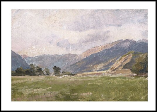 Mountain Meadow By Ľudovít Čordák Plakat Plakat / 21x30cm