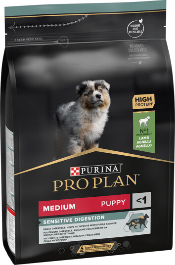 Purina Pro Plan Puppy Tørrfôr Medium Lam 3 kg - OptiDigest for Sensitive Digestion Purina Pro Plan Puppy Tørrfôr Medium Lam 3 kg - OptiDigest for Sensitive Digestion