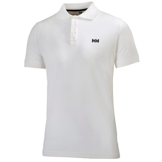 Helly Hansen Herre Driftline Hurtigtørkende Performance Polo Hvit S SvartS