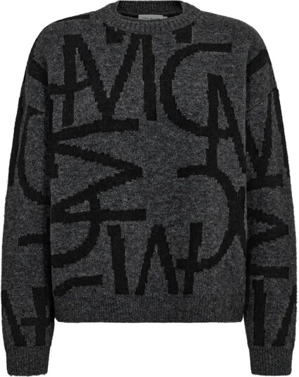 Copenhagen Muse Cmibra Pullover BLACK W. GRAY PINSTRIPE XS