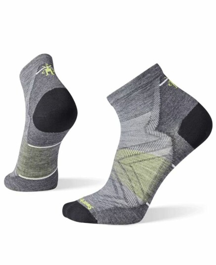 Smartwool Run Zero Cushion Ankle Medium Gray Medium Gray unisex M Smartwool Run Zero Cushion Ankle Medium Gray Medium Gray unisex M