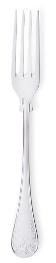 Gense Gammal Fransk bordgaffel nysølv 18,6 cm Gense Gammal Fransk bordgaffel nysølv 18,6 cm