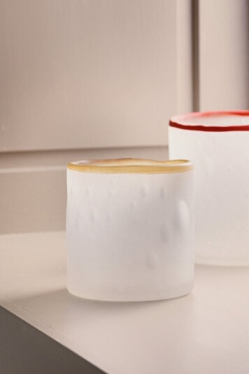 Ellos Home Telyslykt Estella høyde 12 cm Gul