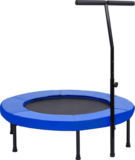 vidaXL Trim trampoline med håndtak og sikkerhetspute 102 cm