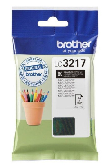 Brother LC3217BK Blekkpatron - Svart Brother LC3217BK Blekkpatron - Svart