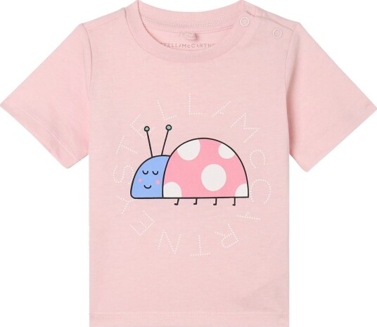 Stella McCartney Kids T skjorte Rosa m. Marihøne Stella McCartney Kids 18 md T skjorte