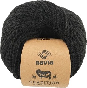 Navia Navia Tradition Garn 907 Svart Navia Navia Tradition Garn 907 Svart