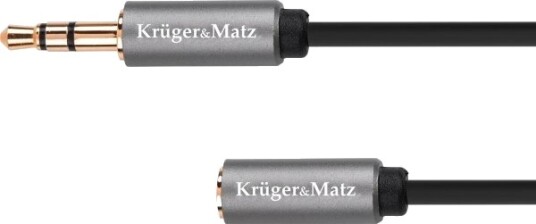 Kruger&Matz Jack 3,5 Mm - Jack 3,5 Mm Kabel 1 M Sølv (Km1229)