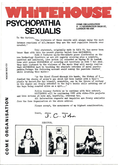 Whitehouse Psychopathia Sexualis CD