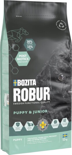 Bozita Robur Puppy & Junior Kylling Sparepakke 2 X 12 kg Bozita Robur Puppy & Junior Kylling Sparepakke 2 X 12 kg