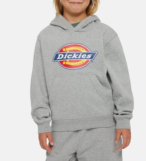 Dickies Youth Logo Hoodie Heather Gray XXS Dickies Youth Logo Hoodie Heather Gray XXS