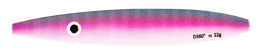 Westin D360° V2 18g UV Striped Pink 9,5cm