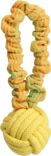 Little&Bigger Juicy Vibes Recy Rope Ball With Bungee Handle (L 28 cm X Dia 9 cm)