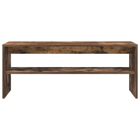  TV-benk røkt eik 100x40x40 cm konstruert tre 8721158717740