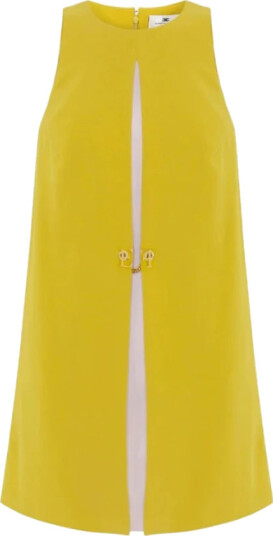 Elisabetta Franchi Dame Kjoler Gul S,