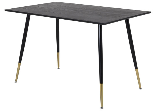 Venture Design Dipp spisebord Svart 120 x 85 cm