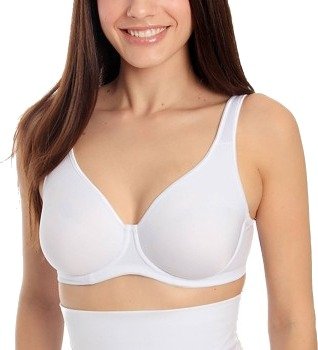 sassa BH Basic Control Underwired Bra Hvit D100 Dame