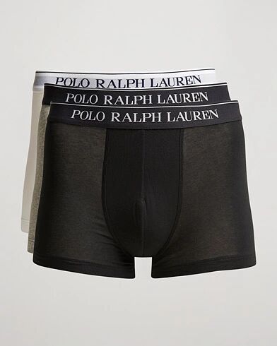 Polo Ralph Lauren 3-Pack Trunk Grey/White/Black Polo Ralph Lauren 3-Pack Trunk Grey/White/Black