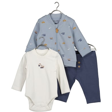 BLUE SEVEN Babysett 3-delt medium blå
