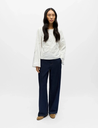 Object Objenesa L/S Re Top E Aw Fair 25 White 38 Object Objenesa L/S Re Top E Aw Fair 25 White 38