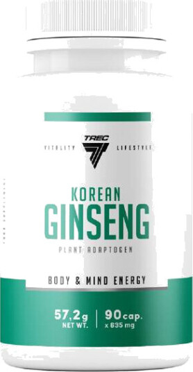 Trec Nutrition Korean Ginseng - 90 Kapsler Trec Nutrition Korean Ginseng - 90 Kapsler