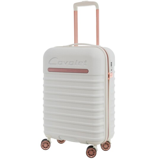 Cavalet Pasadena Kabinekuffert - 55x40x20 cm, 35L, TSA-lÃ¥s, 2,7 kg - Hvit/Rosa