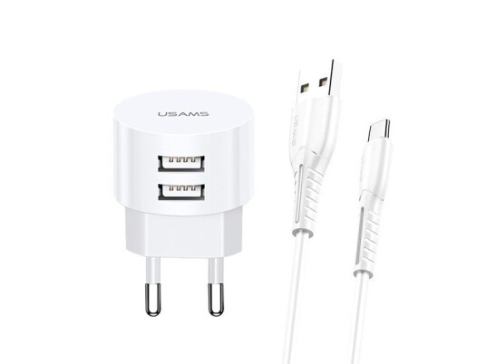 T20 2Xusb 2.1A Microusb Vegglader