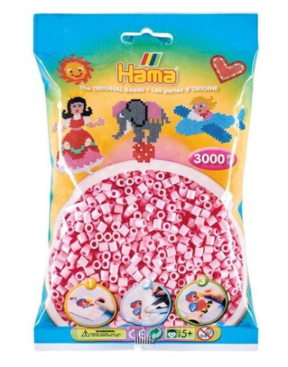 Hama Iron on Beads - Pastel Rosa (95) 3000pcs.