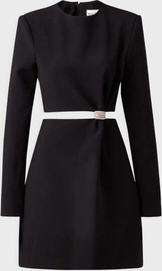 Malina Sutton Cut Out Mini Dress   Black   34
