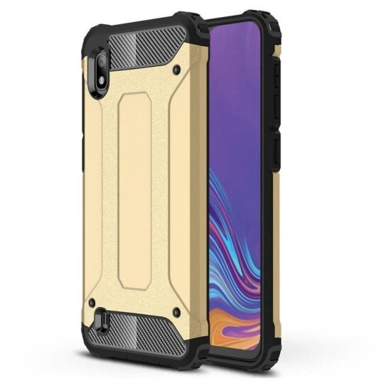 INCOVER Samsung Galaxy A10 Armor Guard Hardt Plastdeksel - Gull