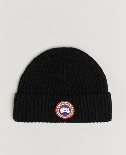 Canada Goose Cashmere Blend Rib Toque Black Canada Goose Cashmere Blend Rib Toque Black